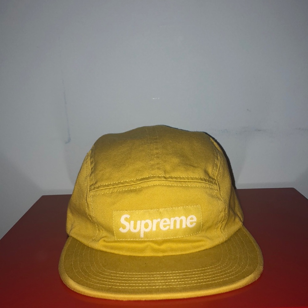 Supreme Washed Chino Camp Cap